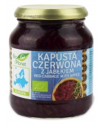 KAPUSTA CZERWONA Z JABŁKIEM BIO 340 g - BIO PLANET