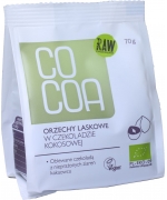 ORZECHY LASKOWE W CZEKOLADZIE KOKOSOWEJ BIO 70 g - COCOA