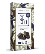 CZEKOLADA CIEMNA 75 % Z SOLĄ BIO 50 g - COCOA