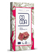 TABLICZKA BIAŁA Z MALINAMI BIO 45 g - COCOA