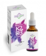 WITAMINA K2 MK7 + D3 FORTE W KROPLACH (60 mcg + 60 mcg) 30 ml - SOUL FARM