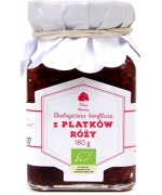 KONFITURA Z PŁATKÓW RÓŻY BIO 180 g - DARY NATURY