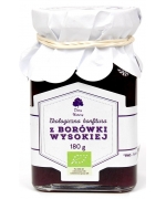 KONFITURA Z BORÓWKI BIO 180 g - DARY NATURY