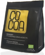 BANANY W CZEKOLADZIE BIO 70 g - COCOA