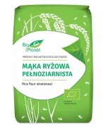 MĄKA RYŻOWA PEŁNOZIARNISTA BIO 1 kg - BIO PLANET