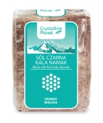 SÓL CZARNA KALA NAMAK DROBNO MIELONA 600 g - CRYSTALLINE PLANET