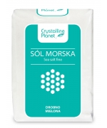 SÓL MORSKA DROBNO MIELONA 600 g - CRYSTALLINE PLANET