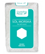 SÓL MORSKA GRUBO MIELONA 600 g - CRYSTALLINE PLANET