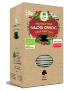 HERBATKA OWOC GŁOGU BIO (25 x 2 g) 50 g - DARY NATURY