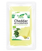 SER CHEDDAR PLASTRY BIO 125 g - BIO PLANET