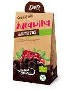 ŻURAWINA W CZEKOLADZIE GORZKIEJ BEZGLUTENOWA BIO 50 g - DOTI