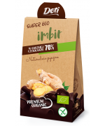 IMBIR W CZEKOLADZIE GORZKIEJ BEZGLUTENOWY BIO 50 g - DOTI