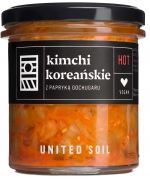 KIMCHI KOREAŃSKIE Z PAPRYKĄ GOCHUGARU BIO 290 g - UNITED SOIL