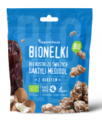 PRALINY DAKTYLOWE Z WIÓRKAMI KOKOSOWYMI BEZGLUTENOWE BIO 50 g - ORGANIC HOUSE (BIONELKI)