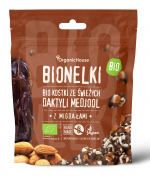 PRALINY DAKTYLOWE Z MIGDAŁAMI BEZGLUTENOWE BIO 50 g - ORGANIC HOUSE (BIONELKI)