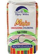 MĄKA ORKISZOWA CHLEBOWA NADBUŻAŃSKA TYP 1100 BIO 1 kg - MŁYNY WODNE (EKO OAZA)