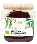 CZERWONA PORZECZA 80% B/C BIO 260 g - BATOM