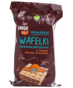 WAFELKI Z KREMEM KAKAOWO - ORZECHOWYM SŁODZONE DAKTYLAMI BIO (4 x 30 g) 120 g - ME GUSTO (SUPER FUDGIO)