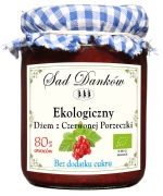 CZERWONA PORZECZKA 80 % BIO 260 g - SAD DANKÓW