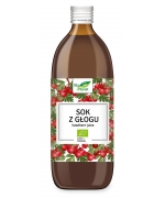 SOK Z GŁOGU BIO 500 ml - BIO PLANET