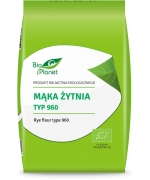 MĄKA ŻYTNIA TYP 960 BIO 1 kg - BIO PLANET