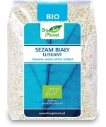 SEZAM BIAŁY ŁUSKANY BIO 250 g - BIO PLANET