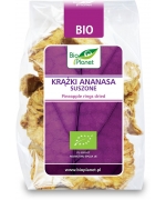 KRĄŻKI ANANASA SUSZONE BIO 100 g - BIO PLANET