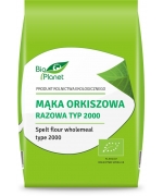 MĄKA ORKISZOWA RAZOWA TYP 2000 BIO 500 g - BIO PLANET