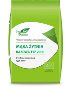 MĄKA ŻYTNIA RAZOWA TYP 2000 BIO 1 kg - BIO PLANET