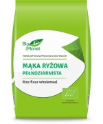 MĄKA RYŻOWA PEŁNOZIARNISTA BIO 500 g - BIO PLANET