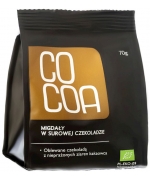 MIGDAŁY W SUROWEJ CZEKOLADZIE BIO 70 g - COCOA