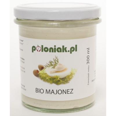 MAJONEZ JAJECZNY BIO 300 ml - POLONIAK