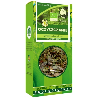 HERBATKA OCZYSZCZENIE BIO 50 g - DARY NATURY