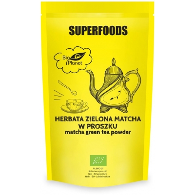 HERBATA ZIELONA MATCHA BIO 100 g - BIO PLANET