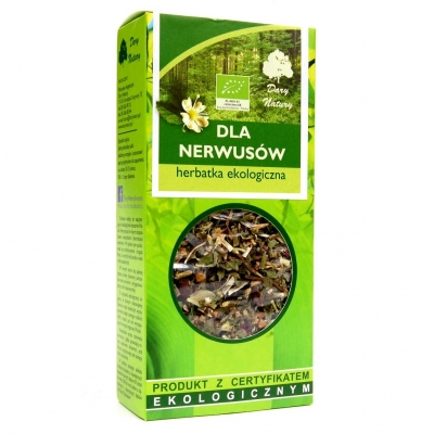 HERBATKA DLA NERWUSÓW BIO 50 g - DARY NATURY