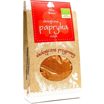 PAPRYKA OSTRA MIELONA BIO 90 g - DARY NATURY