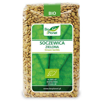 SOCZEWICA ZIELONA BIO 500 g - BIO PLANET