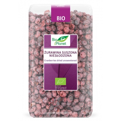 ŻURAWINA SUSZONA NIESŁODZONA BIO 150 g - BIO PLANET