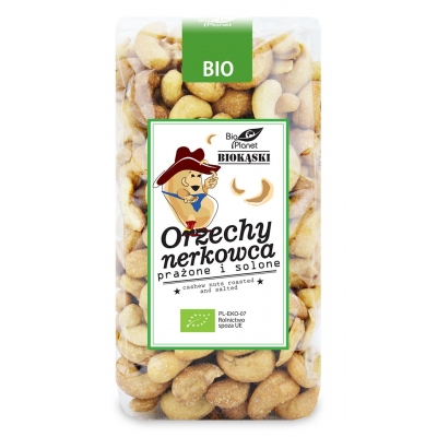 ORZECHY NERKOWCA PRAŻONE I SOLONE BIO 350 g - BIO PLANET