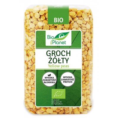 GROCH ŻÓŁTY BIO 500 g - BIO PLANET