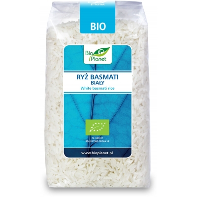 RYŻ BASMATI BIAŁY BEZGLUTENOWY BIO 500 g - BIO PLANET