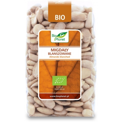 MIGDAŁY BLANSZOWANE BIO 350 g - BIO PLANET