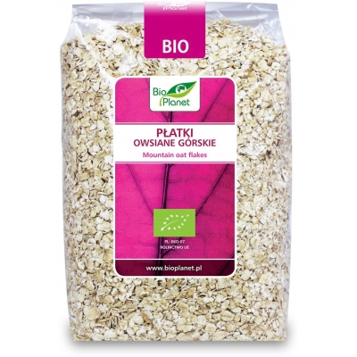 PŁATKI OWSIANE GÓRSKIE BIO 600 g - BIO PLANET