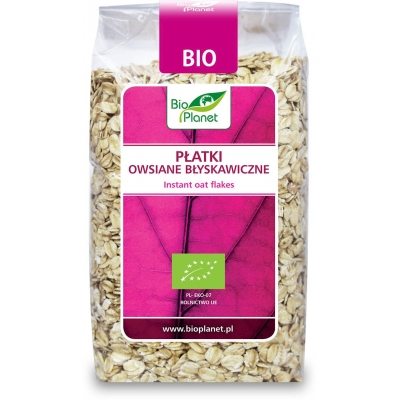 PŁATKI OWSIANE BŁYSKAWICZNE BIO 300 g - BIO PLANET