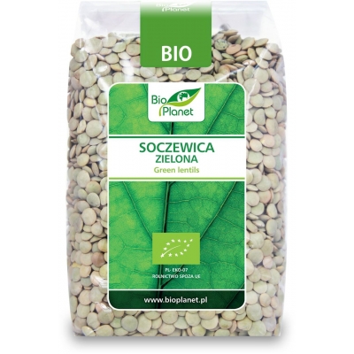 SOCZEWICA ZIELONA BIO 400 g - BIO PLANET