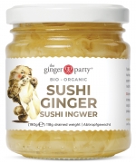 IMBIR MARYNOWANY DO SUSHI BIO 190 g (118 g) - GINGER PEOPLE