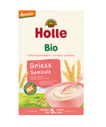 KASZA MANNA PEŁNOZIARNISTA BEZ DODATKU CUKRÓW OD 5 MIESIĄCA DEMETER BIO 250 g - HOLLE