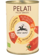 POMIDORY PELATI BEZ SKÓRY BIO 400 g (PUSZKA) - ALCE NERO