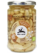 FASOLA CANNELLINI W ZALEWIE BIO 300 g (220 g) (SŁOIK) - ALCE NERO