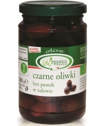 OLIWKI CZARNE BEZ PESTEK W ZALEWIE BIO 280 g (160 g) (SŁOIK) - BIO ORGANICA ITALIA